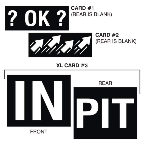 MS-X: XL Screen Printed Message Set (3 card set)