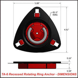 TA-6: Ultimax Recessed Rotating Ring Anchor